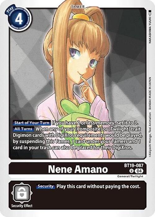 Nene Amano [BT19-087] [Release Special Booster 2.0] Cheap