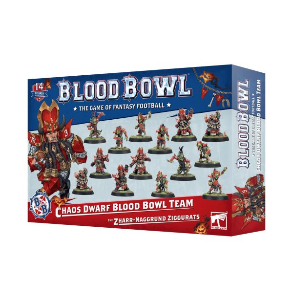 The Zharr-Naggrund Ziggurats  - Chaos Dwarf Blood Bowl Team Online Sale