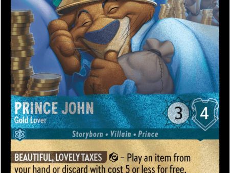 Prince John - Gold Lover (1) [Promo Cards] Hot on Sale