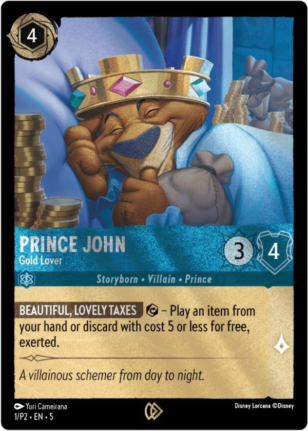 Prince John - Gold Lover (1) [Promo Cards] Hot on Sale