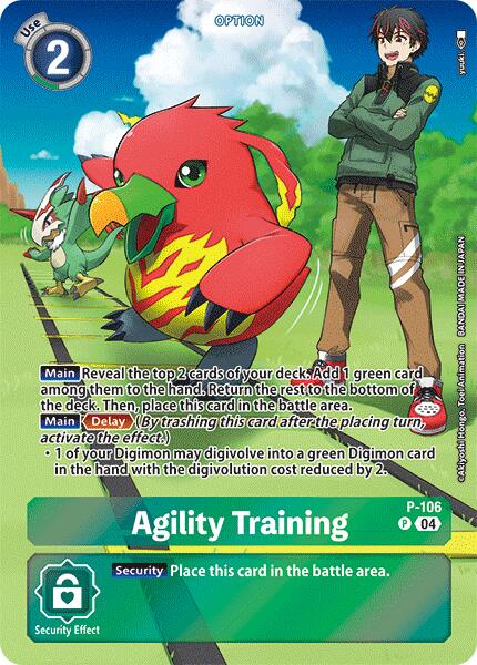 Agility Training [P-106] (Starter Deck 18 Exclusive) [Starter Deck: Guardian Vortex Promos] Fashion