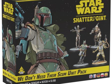 Star Wars Shatterpoint - We Don’t Need Their Scum Squad Pack Supply