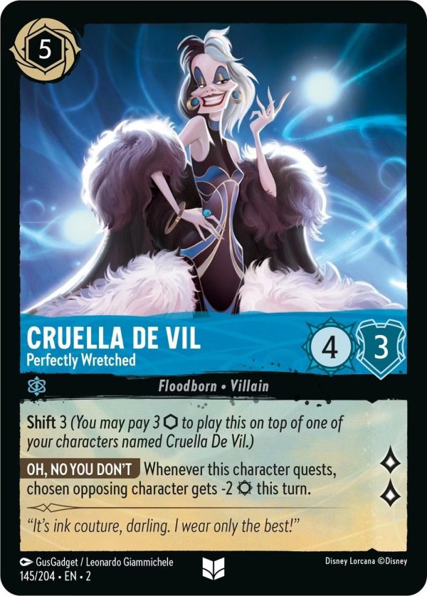 Cruella De Vil - Perfectly Wretched (145 204) [Rise of the Floodborn] Supply