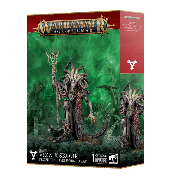 Skaven - Vizzik Skour Prophet of the Horned Rat on Sale