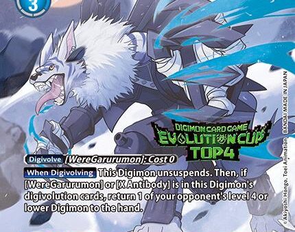 WereGarurumon (X Antibody) [BT9-028] (2024 Evolution Cup Top 4) [X Record Promos] For Sale