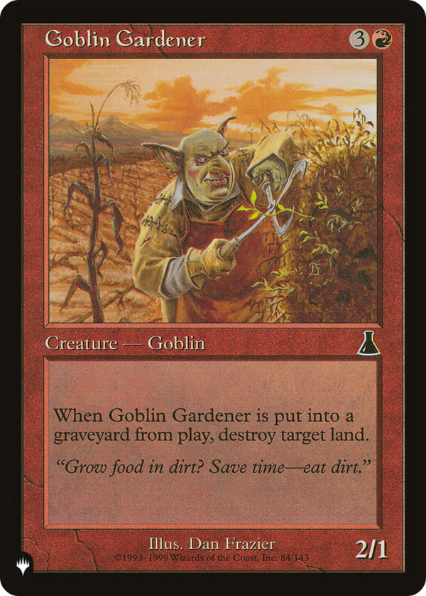 Goblin Gardener [The List] Supply