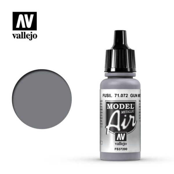 Vallejo - Model Air - Gun Metal 17 ml Hot on Sale