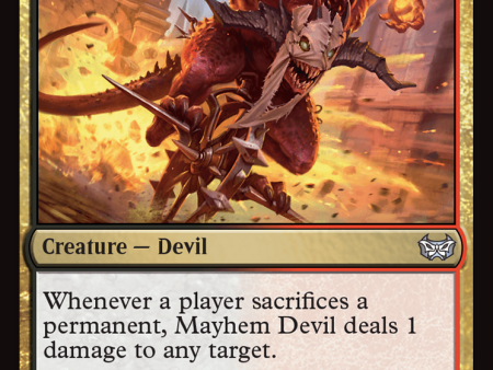 Mayhem Devil [Duskmourn: House of Horror Commander] on Sale