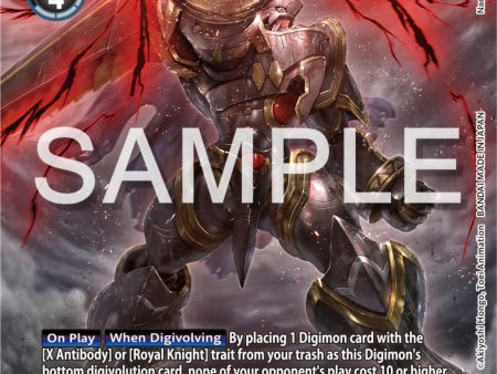 Alphamon [BT13-075] (Pre-Release Tournament Participation Card) [Secret Crisis Pre-Release Cards] Fashion