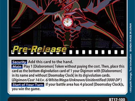 Doomsday Clock [BT17-100] [Secret Crisis Pre-Release Cards] Sale