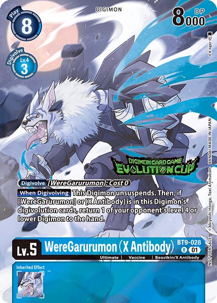 WereGarurumon (X Antibody) [BT9-028] (2024 Evolution Cup) [X Record Promos] Discount