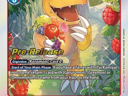 Agumon [BT17-007] [Secret Crisis Pre-Release Cards] For Sale