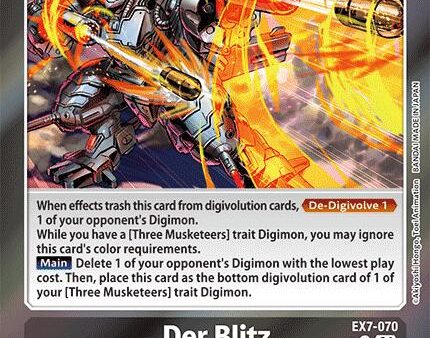 Der Blitz [EX7-070] (Foil) [Digimon LIBERATOR] Fashion