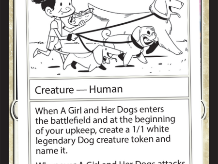 A Girl and Her Dogs [Mystery Booster 2 Playtest Cards] Discount