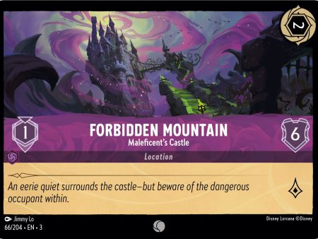 Forbidden Mountain - Maleficent s Castle (66 204) [Into the Inklands] Online Sale