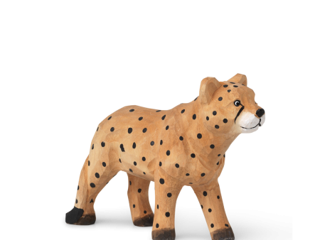 Wooden Safari Animal - Hand Carved - Cheetah For Cheap