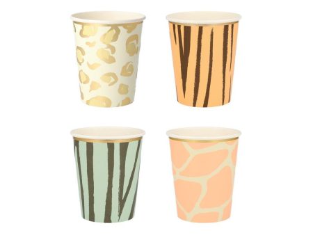 Paper Cup - Safari Animal Print For Sale