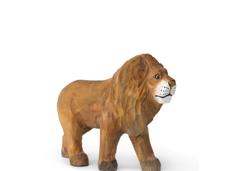 Wooden Safari Animal - Hand Carved - Lion Online Sale