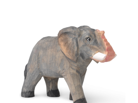 Wooden Safari Animal - Hand Carved - Elephant Online Sale