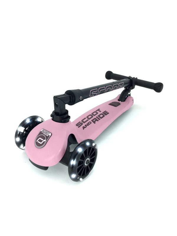 Highwaykick 3 - Scooter - Foldable Handle Bar - 3-6 Years - Rose Online