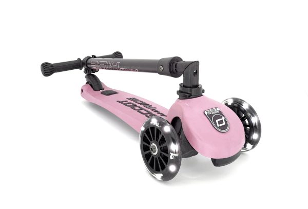 Highwaykick 3 - Scooter - Foldable Handle Bar - 3-6 Years - Rose Online