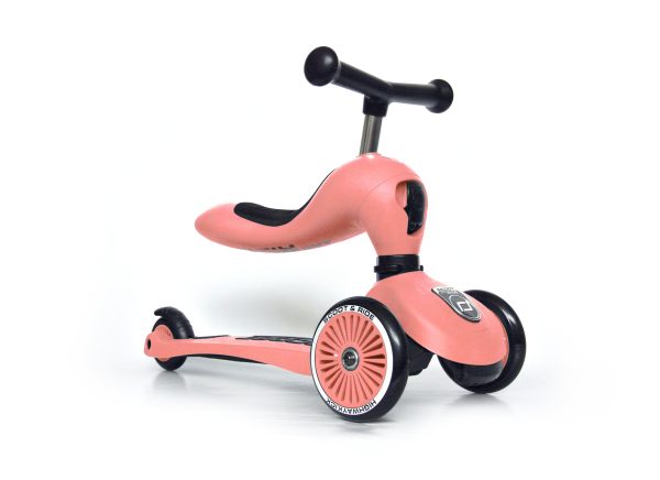 Scooter - Highwaykick 1 - 2 in 1 Kickboard  Kickboard with Seat - Peach For Sale