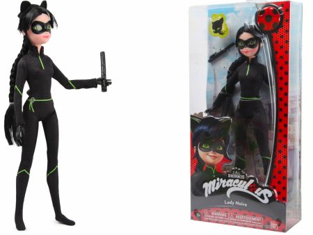 Miraculous LADY NOIR Ladybug Fashion Doll Action Figure Bandai 39907 For Sale