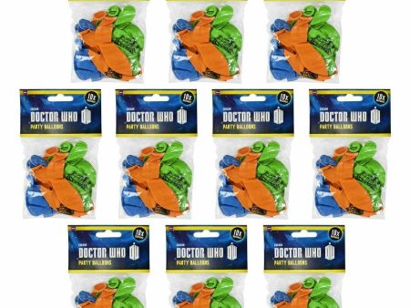 10 PACKS Doctor Who TARDIS Balloons 10 Pack Birthday Party Supplies Official Online