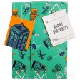 5 Doctor Who GIFT WRAP SETS Birthday Tags Wrapping Paper TARDIS Official For Sale