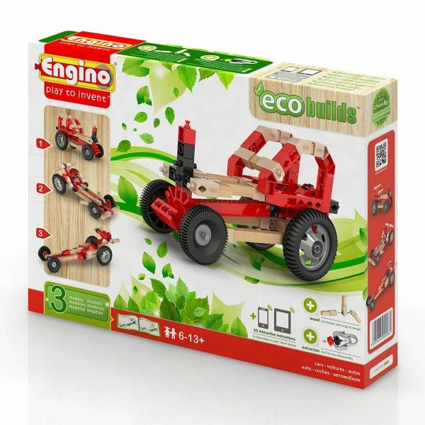 Engino Eco Builds 3 Model Cars Building Construction Creative Official Online Hot Sale