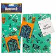 5 Doctor Who GIFT WRAP SETS Birthday Tags Wrapping Paper TARDIS Official For Sale