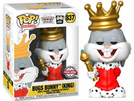 Funko POP! BUGS BUNNY [King] #837 SE Looney Tunes Vinyl Figure Online Hot Sale