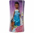 Disney Princess Royal Shimmer TIANA Blue Dress 11  Doll For Discount