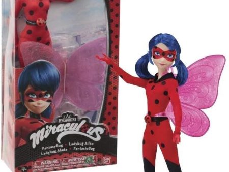 Miraculous FANTASYBUG Ladybug Fashion Doll Action Figure Bandai 39904 For Discount