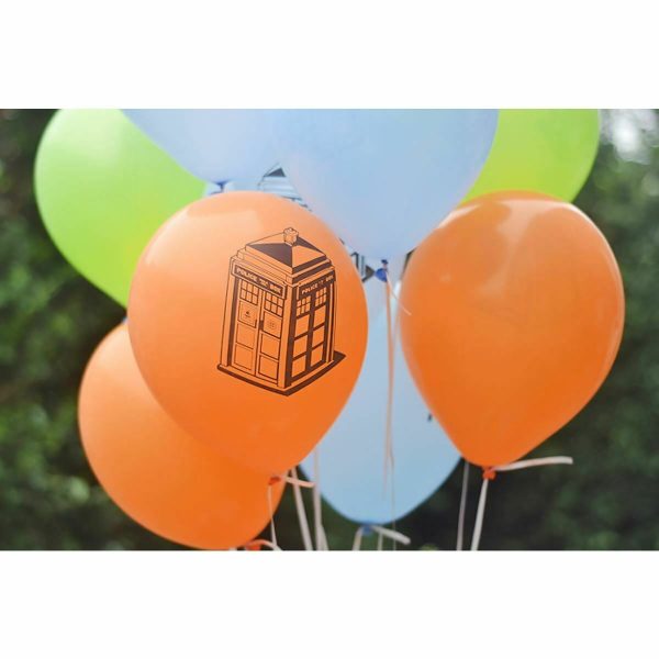 1 PACK Doctor Who TARDIS Balloons [10 Pack] Birthday Party Supplies Official For Discount