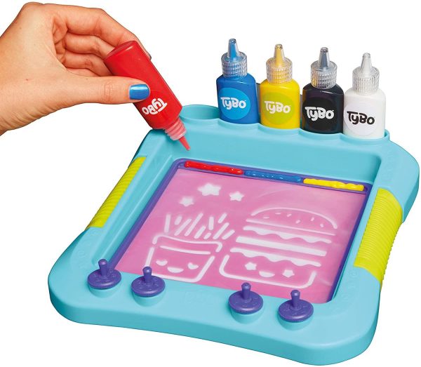 Tybo Print Studio Tidy Tie Dye Design Stencil Set Kids Creative Toy Gift 6+ Supply