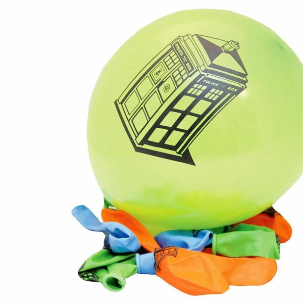 1 PACK Doctor Who TARDIS Balloons [10 Pack] Birthday Party Supplies Official For Discount