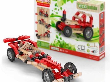 Engino Eco Builds 3 Model Cars Building Construction Creative Official Online Hot Sale