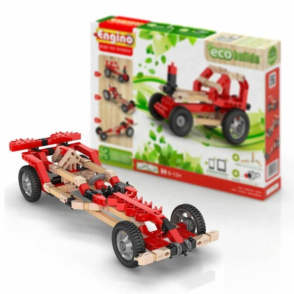 Engino Eco Builds 3 Model Cars Building Construction Creative Official Online Hot Sale