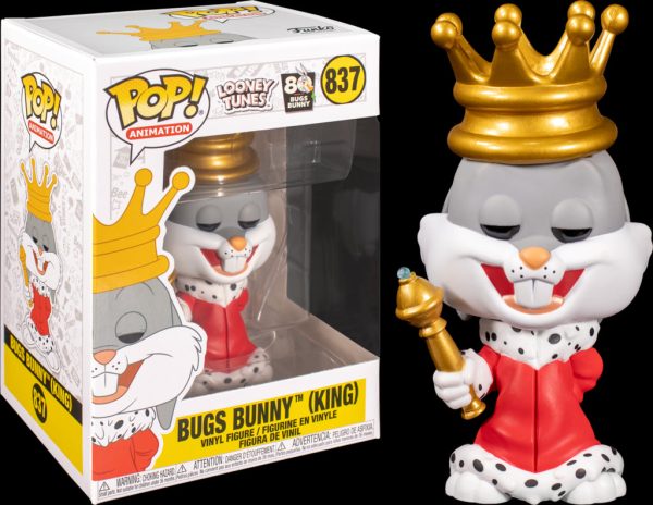 Funko POP! BUGS BUNNY [King] #837 SE Looney Tunes Vinyl Figure Online Hot Sale